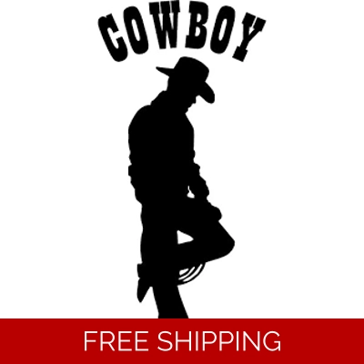 Cowboy Die Cut Vinyl Decal sticker Cowboy Die Cut Vinyl Decal sticker